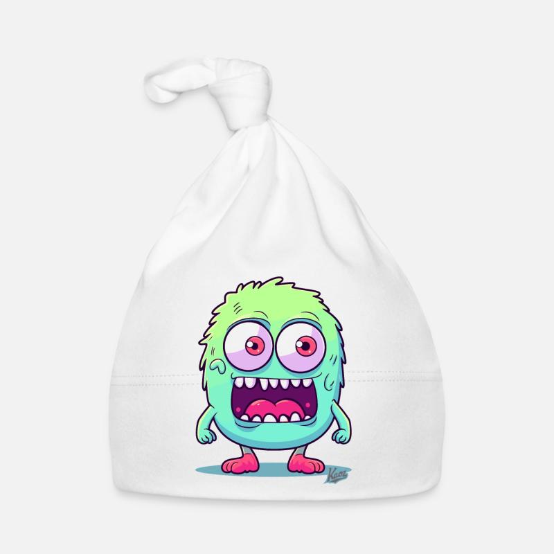 Monstre mignon et drôle Bonnet bio Bébé