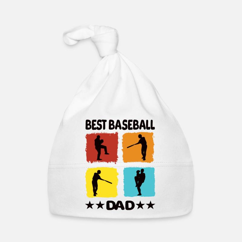 Meilleur père de baseball Bonnet bio Bébé