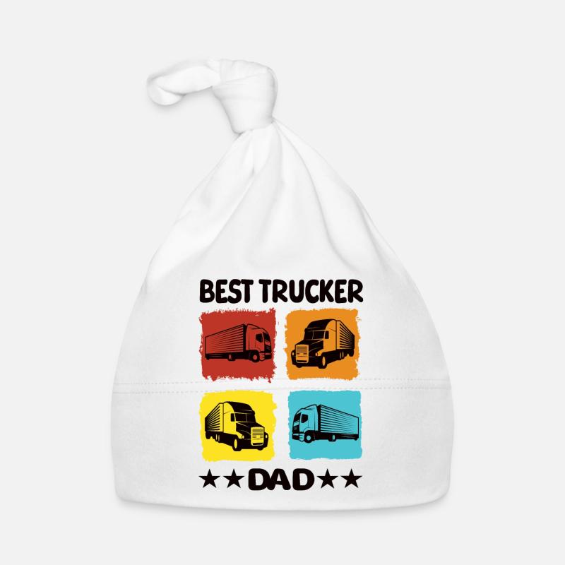 Best Trucker Dad Organic Baby Cap