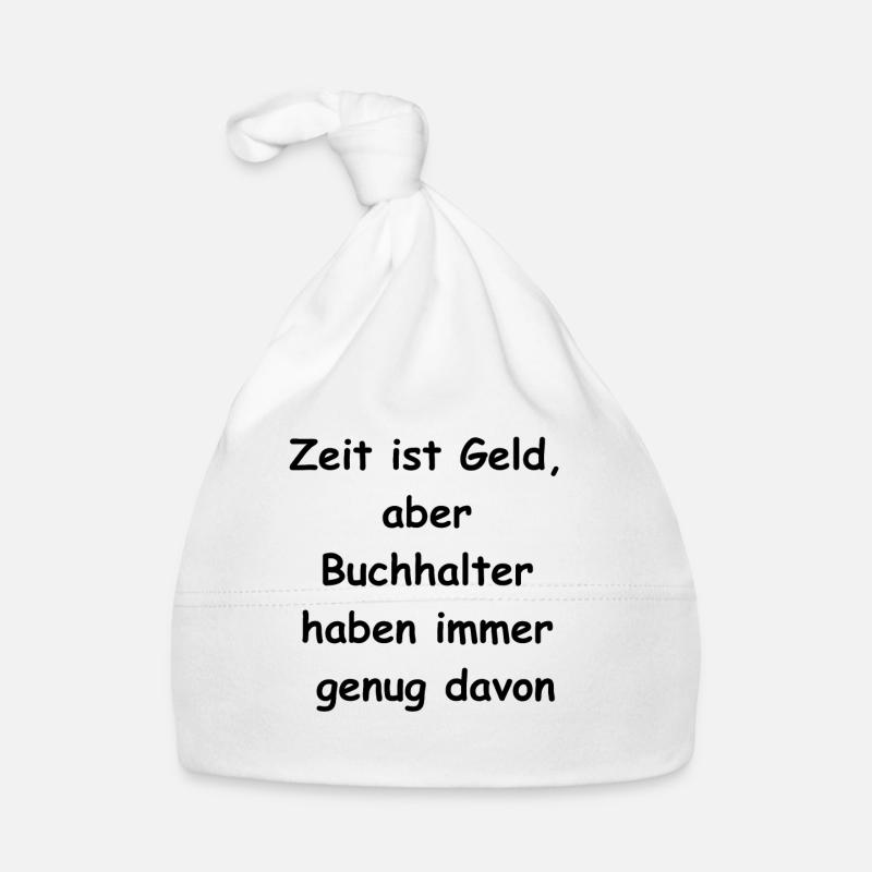 Zeit ist Geld Geschenk Baby Bio-Mütze