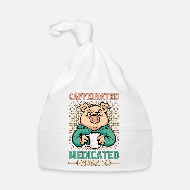 Caffeinated Medicated Hydrated Baby Bio-Mütze