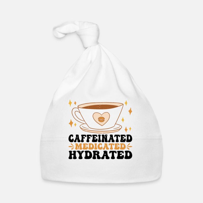 Caffeinated Medicated Hydrated 3 Baby Bio-Mütze