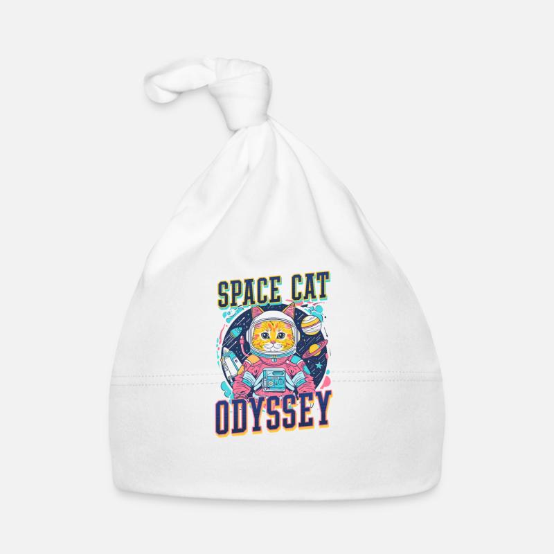 Katze Astronaut Weltraum Katze Odyssee Baby Bio-Mütze