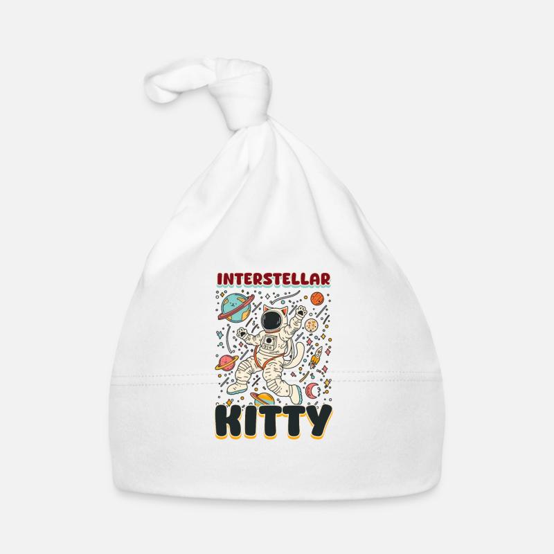 Chat astronaute Interstellar Kitty Bonnet bio Bébé