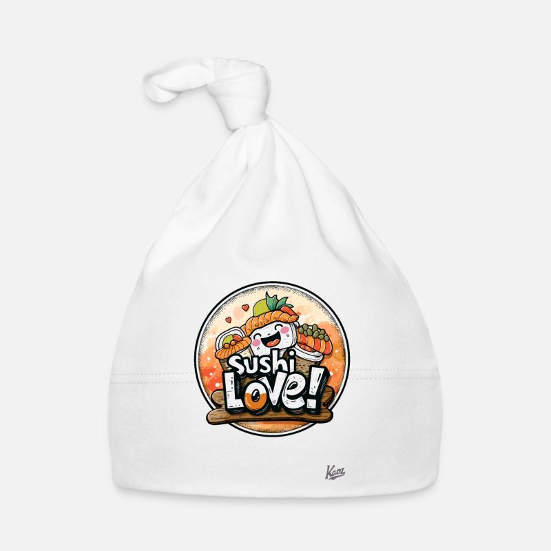 Sushi Liebe: Roll dich in Style! Baby Bio-Mütze
