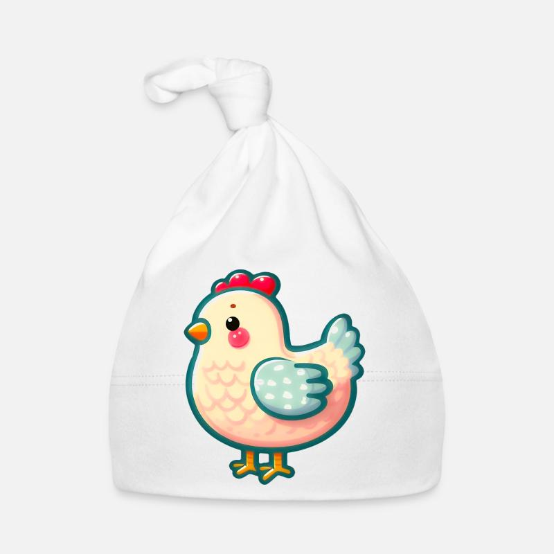 poulet - poule - Chiken Bonnet bio Bébé