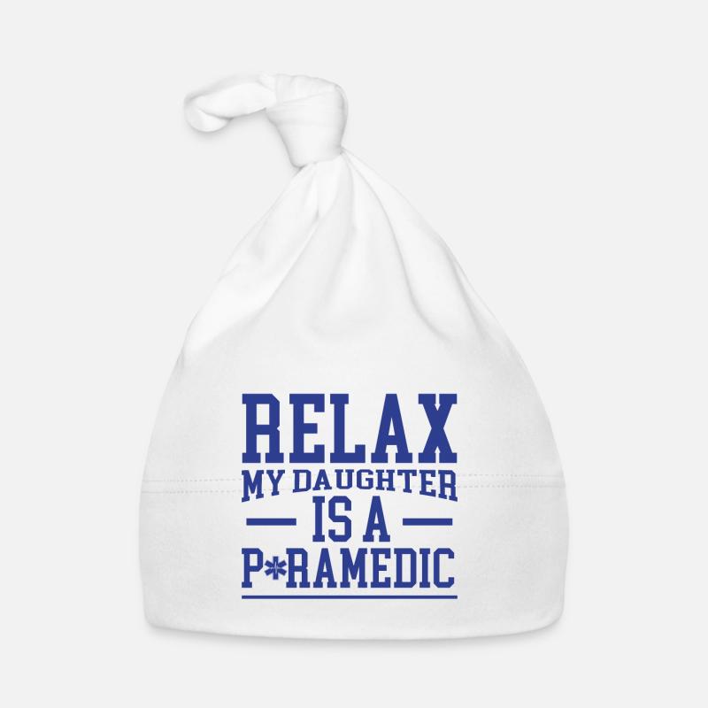 Relax My Daughter Is A Paramedic 2 Baby Bio-Mütze