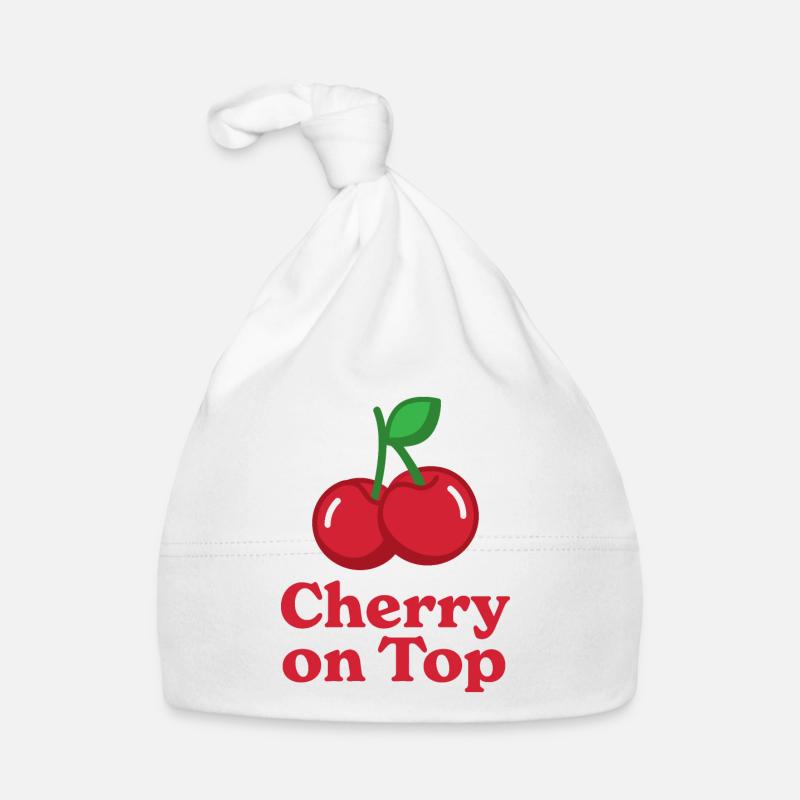 Cherry on Top Organic Baby Cap