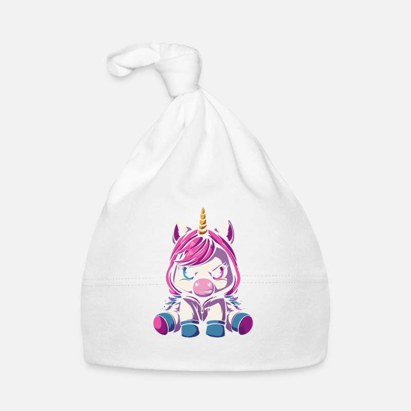 Bitter Angry Unicorn Organic Baby Cap