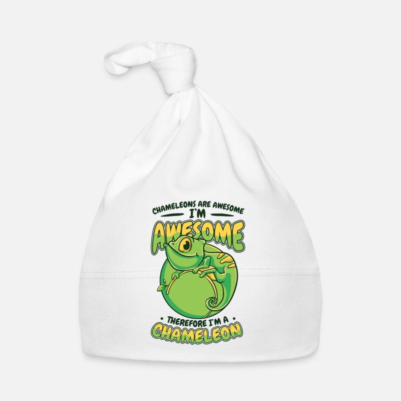 Par conséquent, je suis un amant voilé de panthère caméléon Bonnet bio Bébé