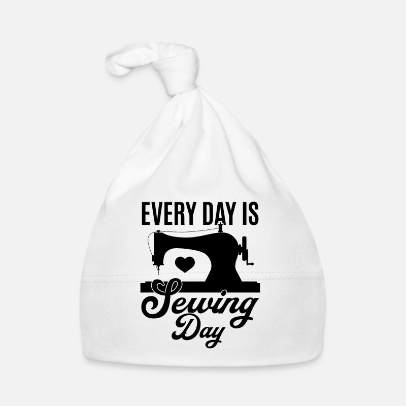 Sewing Lover - Every day is sewing day - Seamstres Baby Bio-Mütze