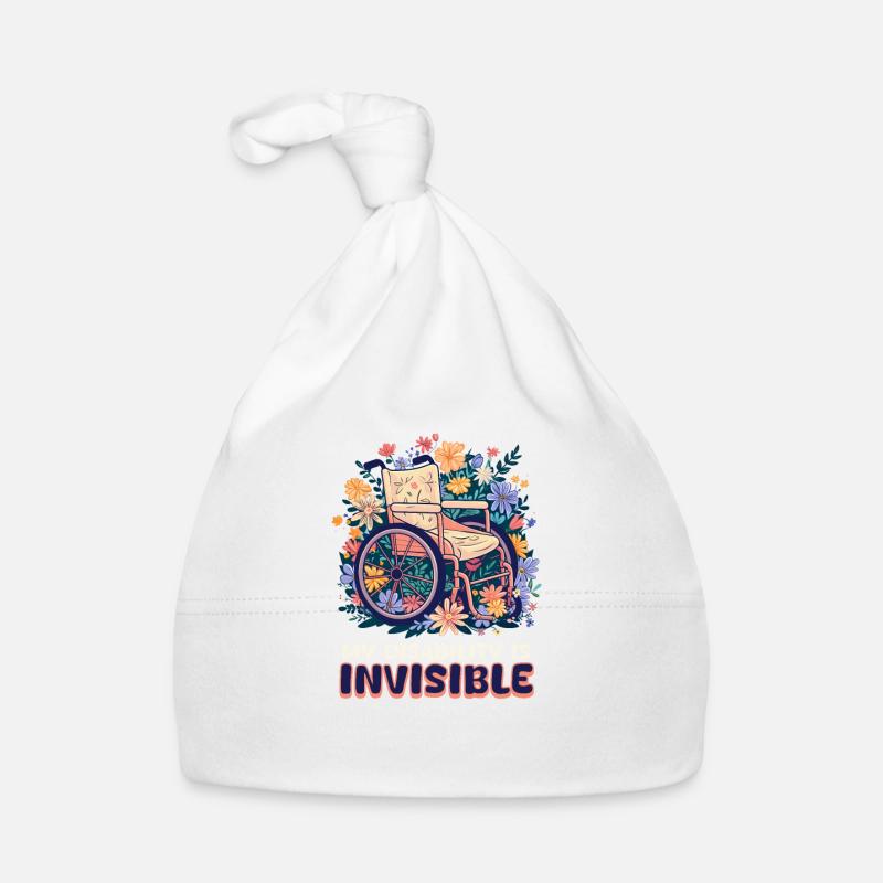 Handicap invisible Mon handicap est invisible Bonnet bio Bébé