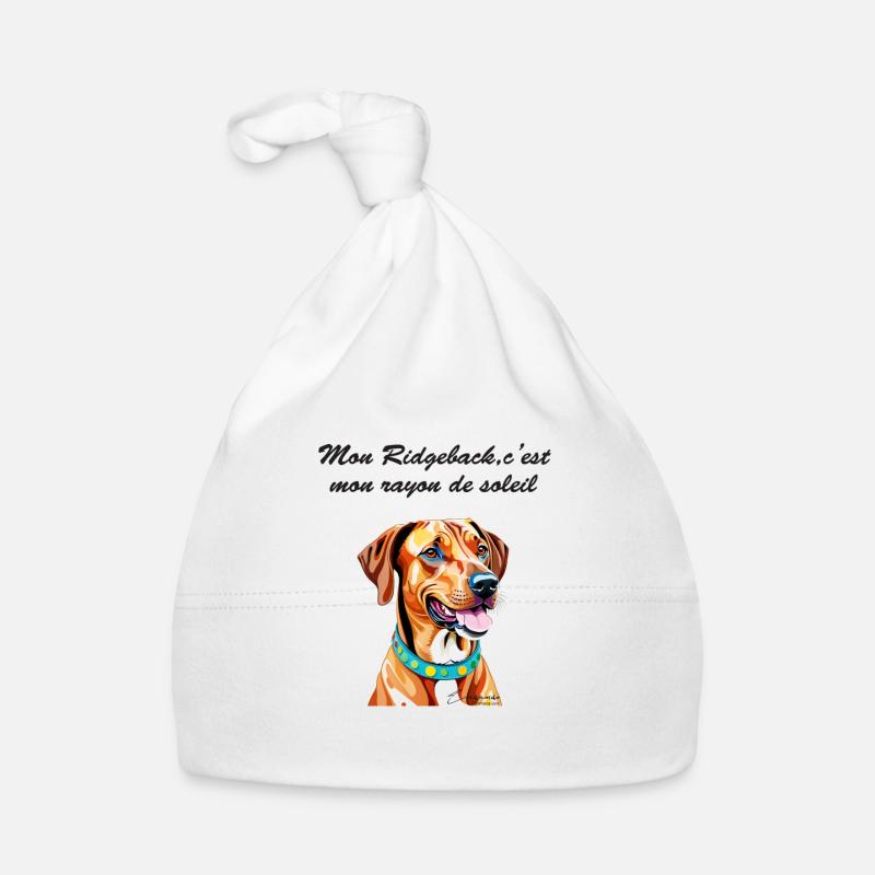 Rhodesian Ridgeback rayon de soleil Bonnet bio Bébé