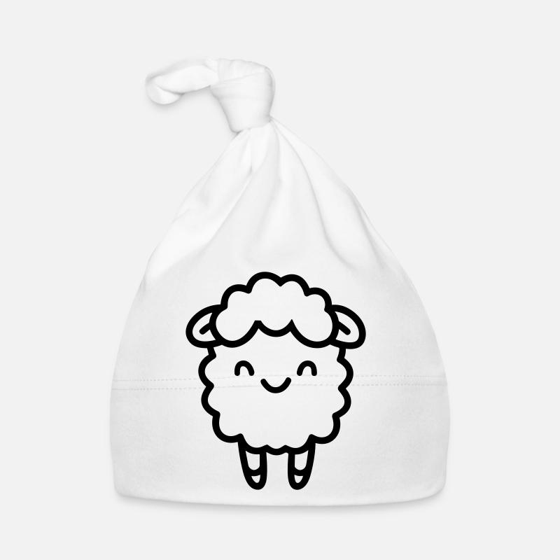 Schaf Baby Bio-Mütze