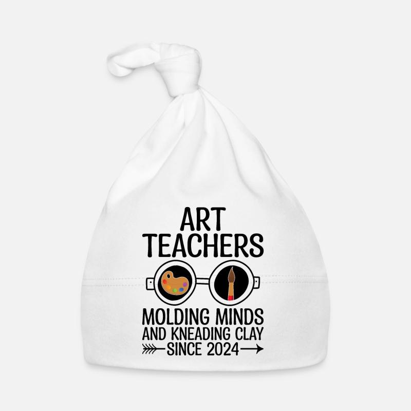 Professeur d’art Professeur d’école Professeur d’art drôle Scho Bonnet bio Bébé