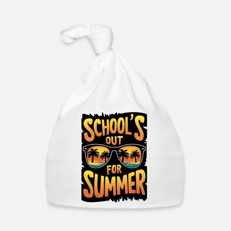 École d’étéout Coucher de soleil Design Bonnet bio Bébé