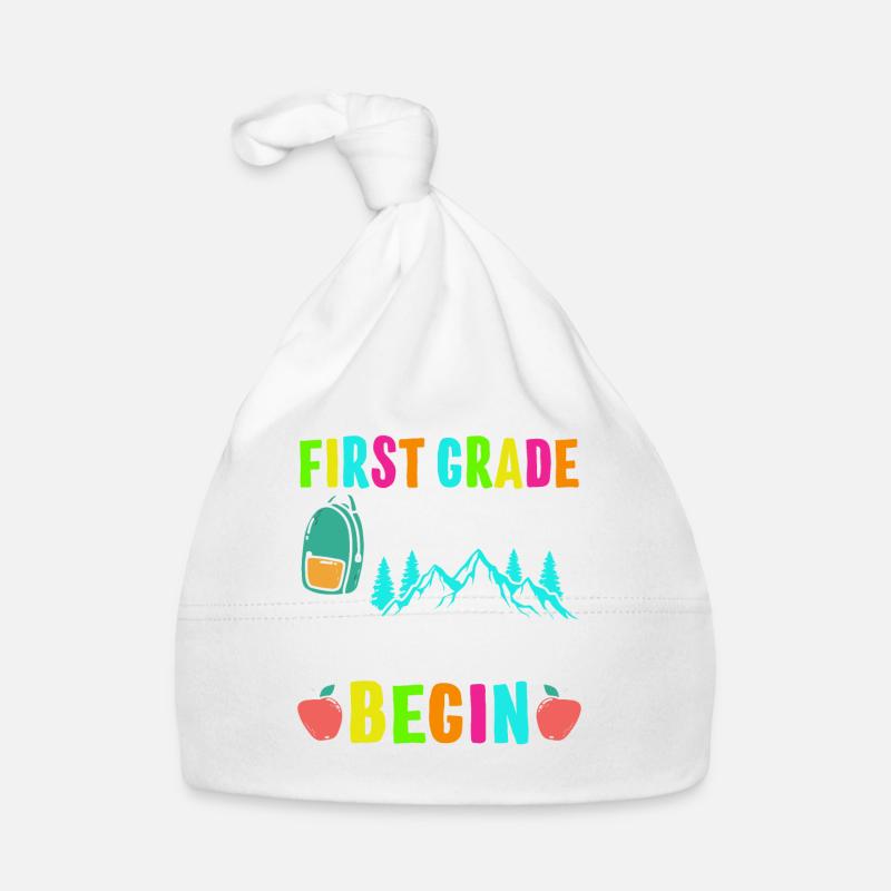 First Grade Let The Adventure Begin Organic Baby Cap