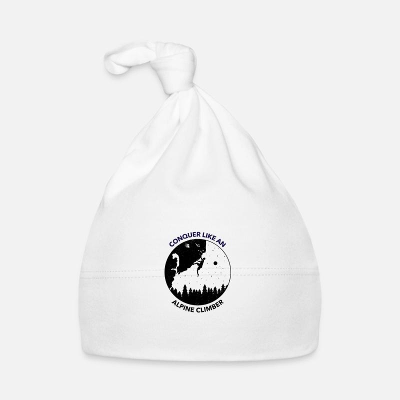 Conquer like an Alpine Climber Design Organic Baby Cap