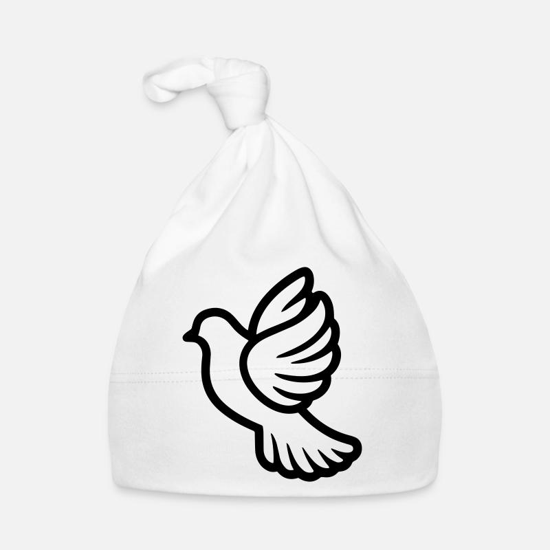 Taube Baby Bio-Mütze