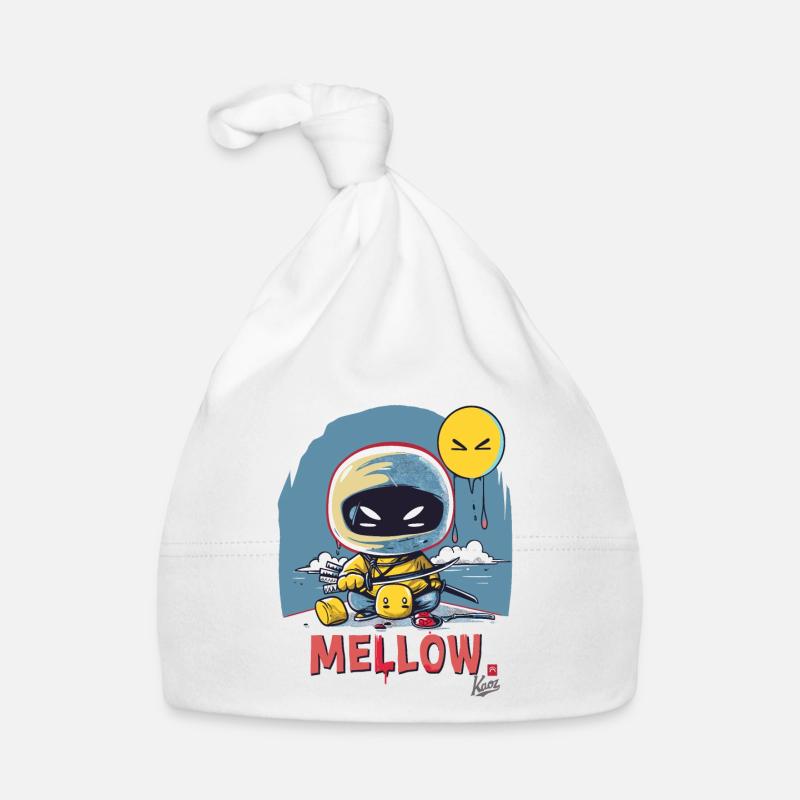 weicher Marshmallow Ninja Baby Bio-Mütze
