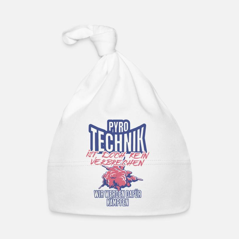 Pyrotechnics are not a crime - Meme Spruch Organic Baby Cap