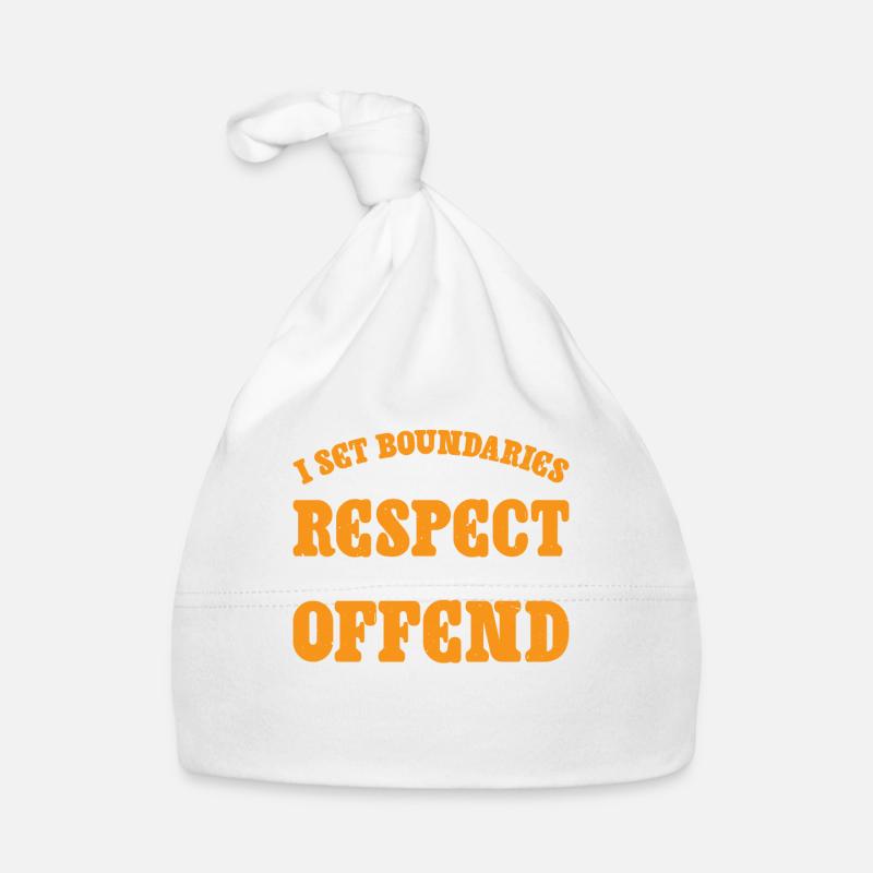 I Set Boundaries To Respect Myself 3 Baby Bio-Mütze