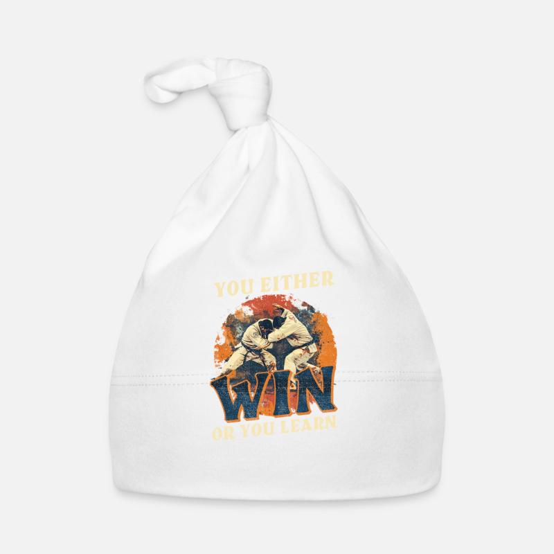 Jiu Jitsu You Either Win Or You Learn Organic Baby Cap