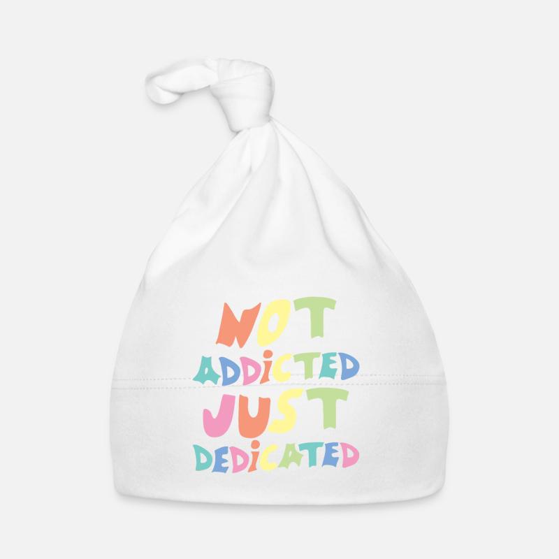 Pas accro, juste dévoué Bonnet bio Bébé