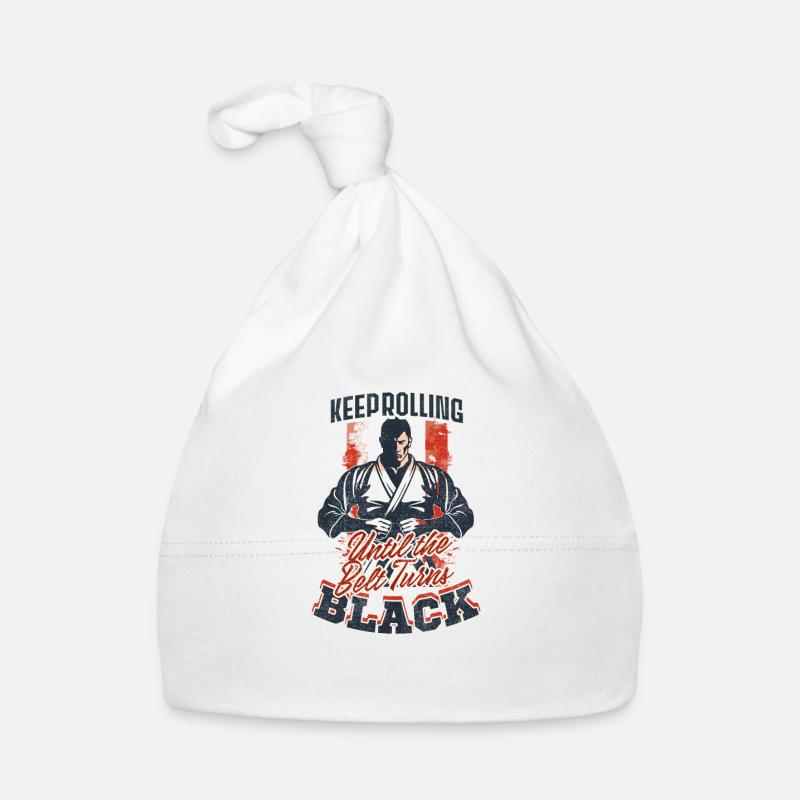 Le Jiu Jitsu continue de rouler jusqu’à ce que la ceinture devienne noire Bonnet bio Bébé