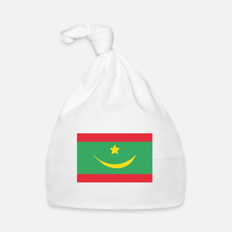 Drapeau de la Mauritanie Bonnet bio Bébé