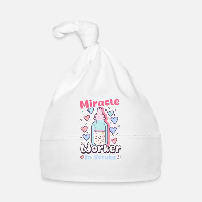 L&D Infirmière Miracle Worker En Gommage Bonnet bio Bébé