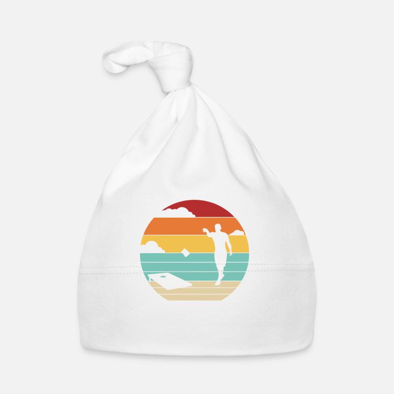 Retro Bean Bag Jeu Planches Professionnel Cornhole Bonnet bio Bébé