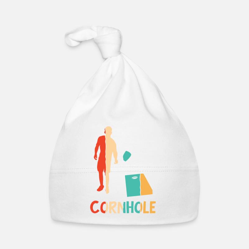 Plateaux de jeu rétro Pouf Cornhole professionnel Bonnet bio Bébé