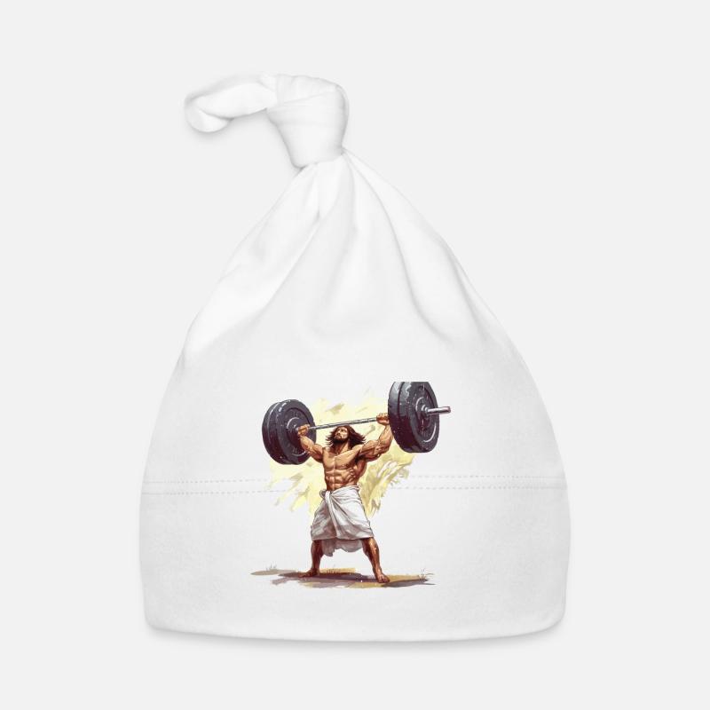 God Bless These Gains Organic Baby Cap