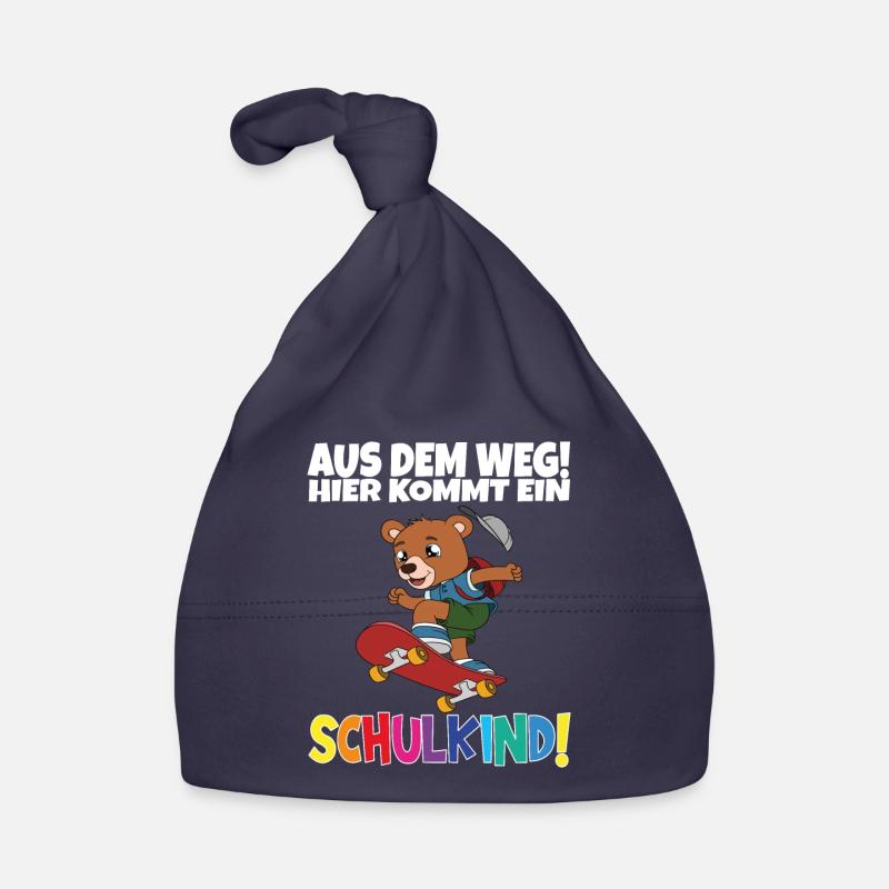 Schulkind 2024 Einschulung Schulanfang Baby Bio-Mütze