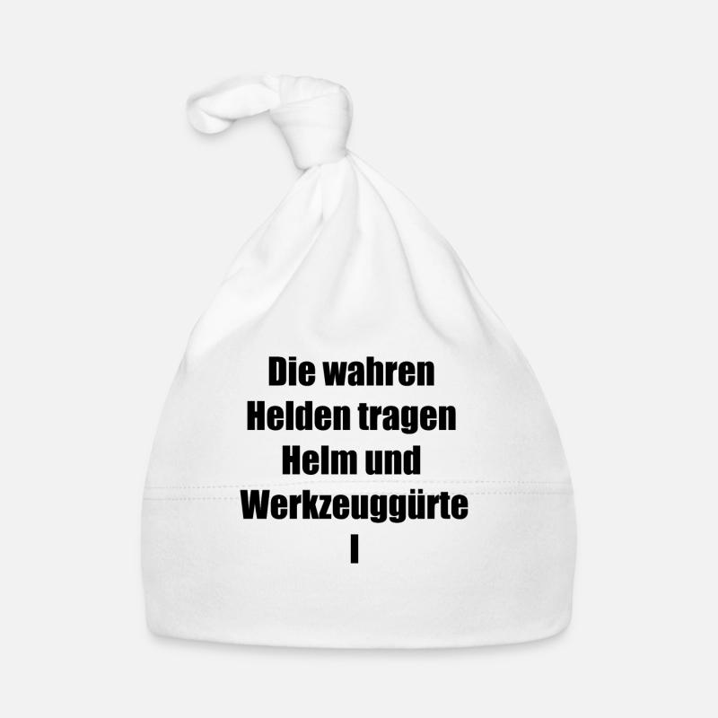 Stolzer Bauarbeiter Geschenk Baby Bio-Mütze
