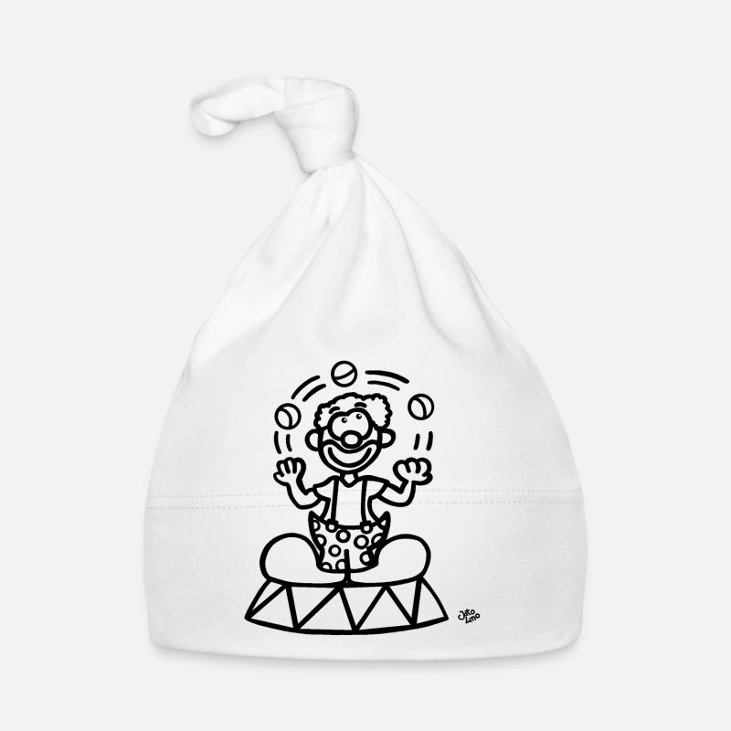 A clown Organic Baby Cap
