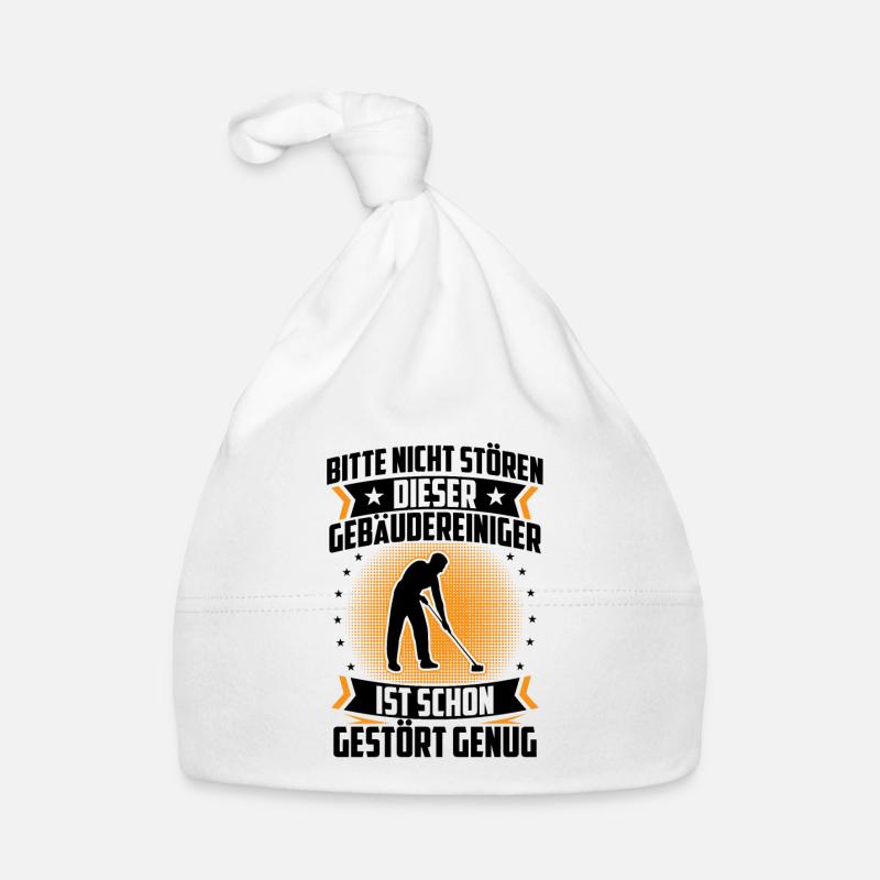 Building cleaner is already Window cleaner Organic Baby Cap