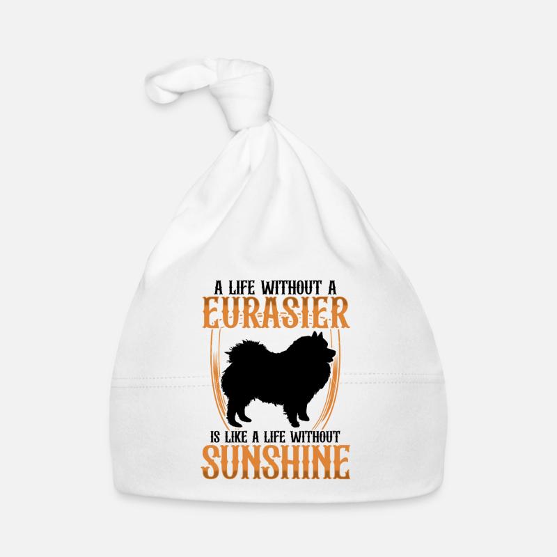 Life without Eurasier Eurasian Spitz Organic Baby Cap
