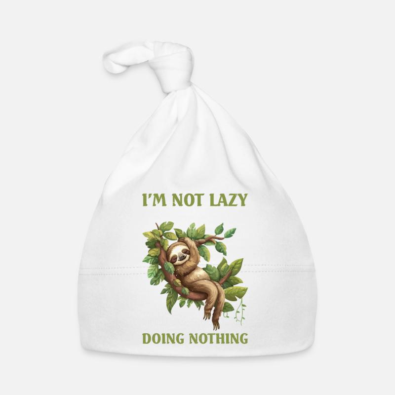 I'm Not Lazy I Just Really Enjoy Doing Nothing Baby Bio-Mütze