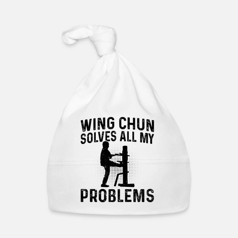 Wing Chun solves all my problems - Wing Chun Baby Bio-Mütze