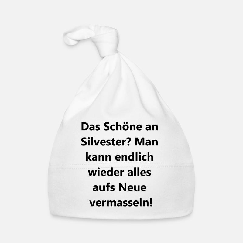 Silvester Fail Geschenk Baby Bio-Mütze