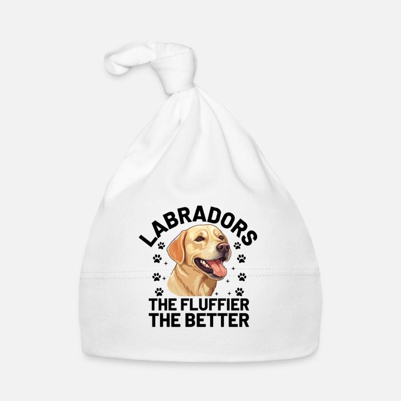 Labradore Je flauschiger, desto besser Labrador Retriev Baby Bio-Mütze