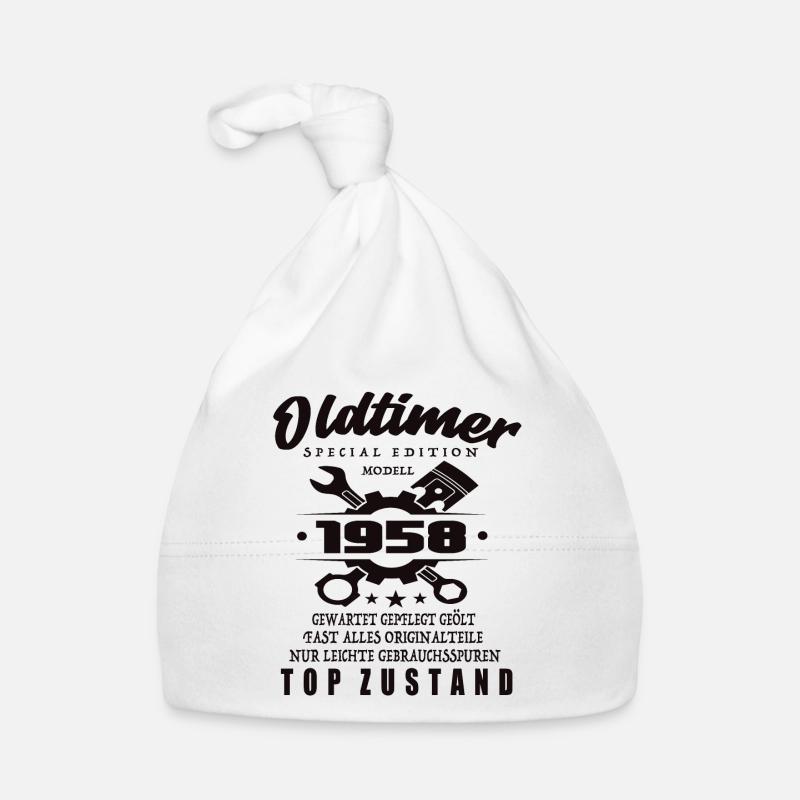 Oldtimer Special Edition Model 1958 Birthday Organic Baby Cap
