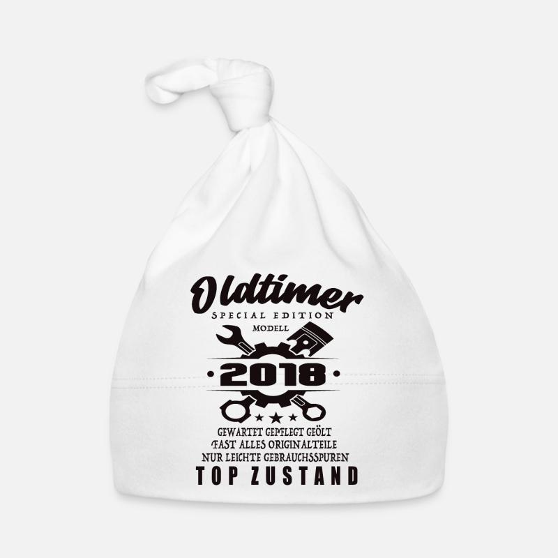 Oldtimer Édition Spéciale Modèle 2018 Anniversaire Bonnet bio Bébé