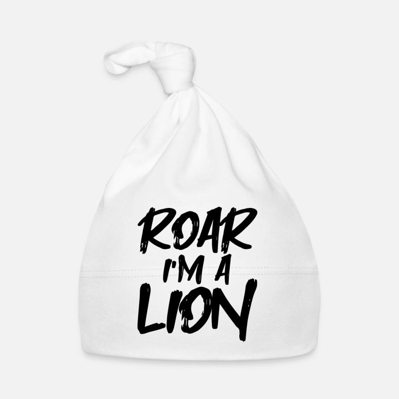 Rugir, je suis un lion Bonnet bio Bébé