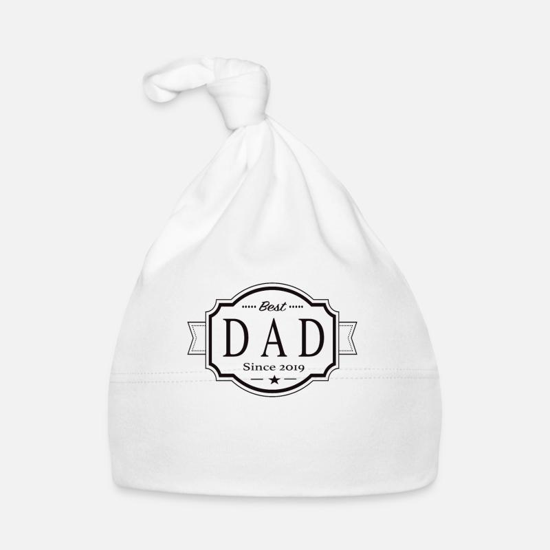 Best dad since 2019 Organic Baby Cap