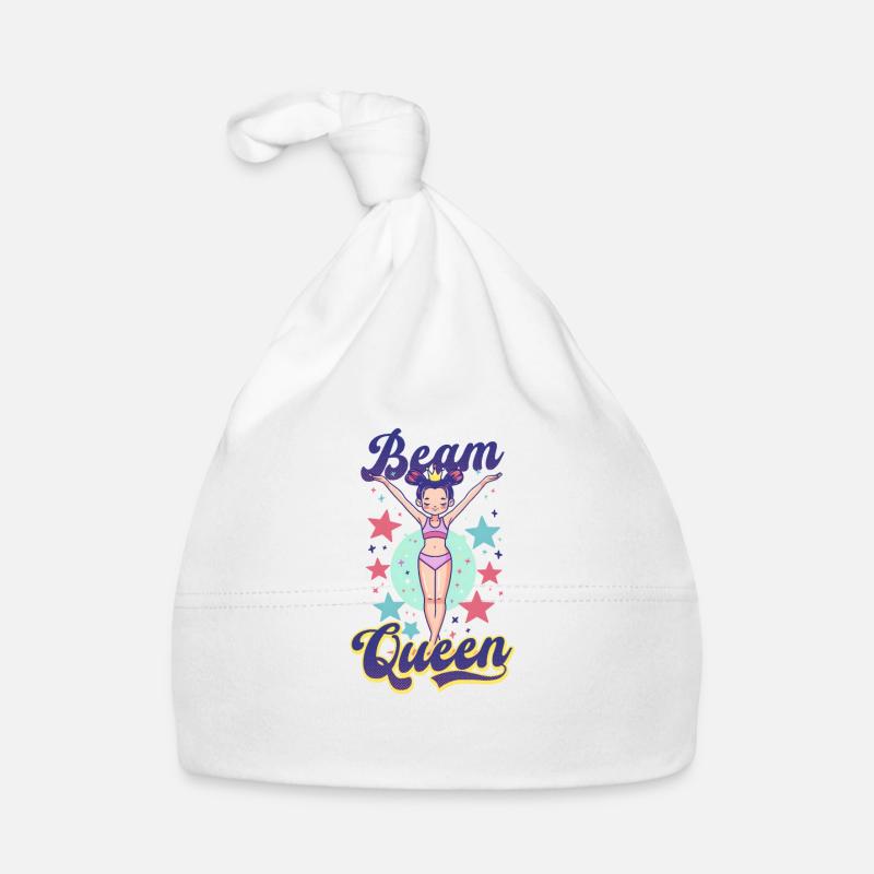 Gymnastics Beam Queen Organic Baby Cap