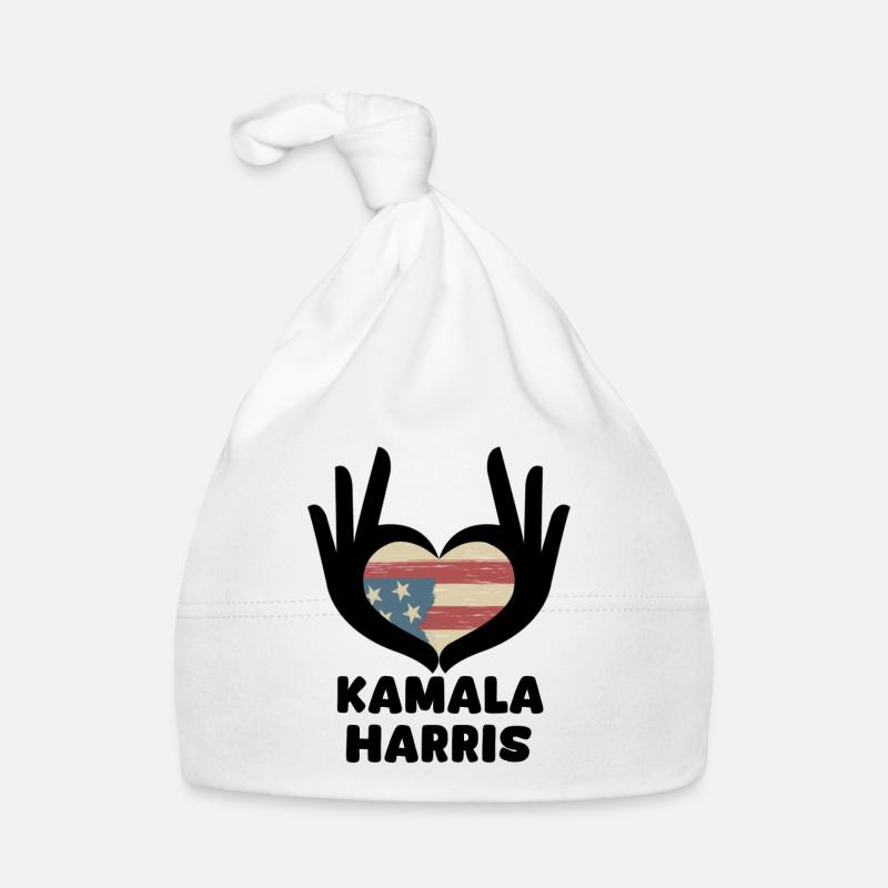 Kamala Harris Coeur Main Bonnet bio Bébé
