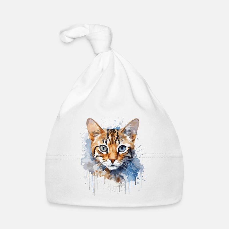 Bengal Katze Baby Bio-Mütze
